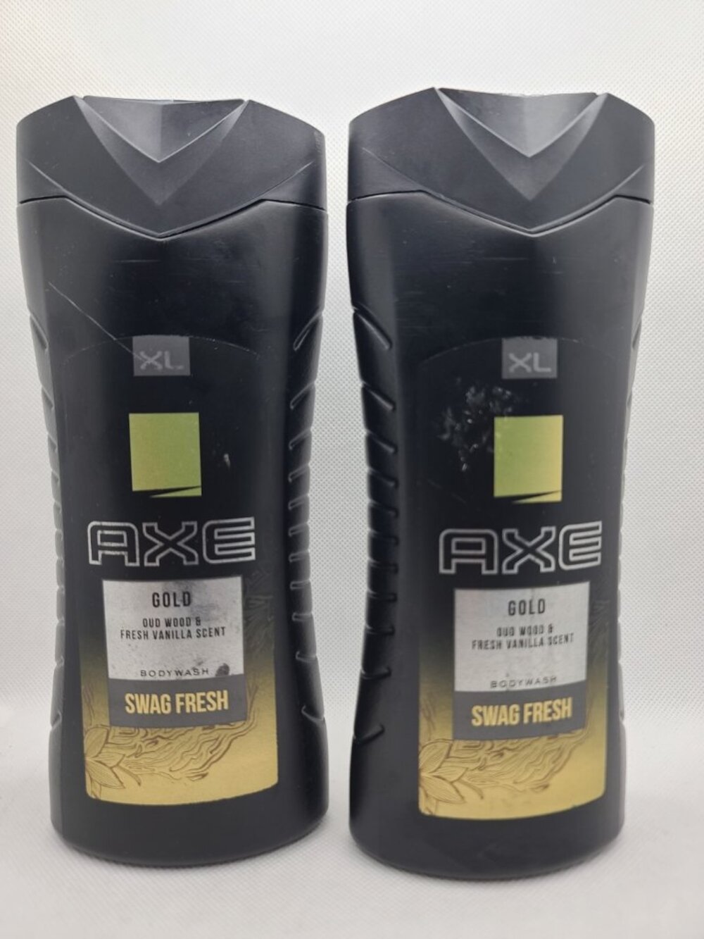 2 Pack Axe Gold Oud Wood & Fresh Vanilla Body Wash 13.5 oz Discontinued NEW